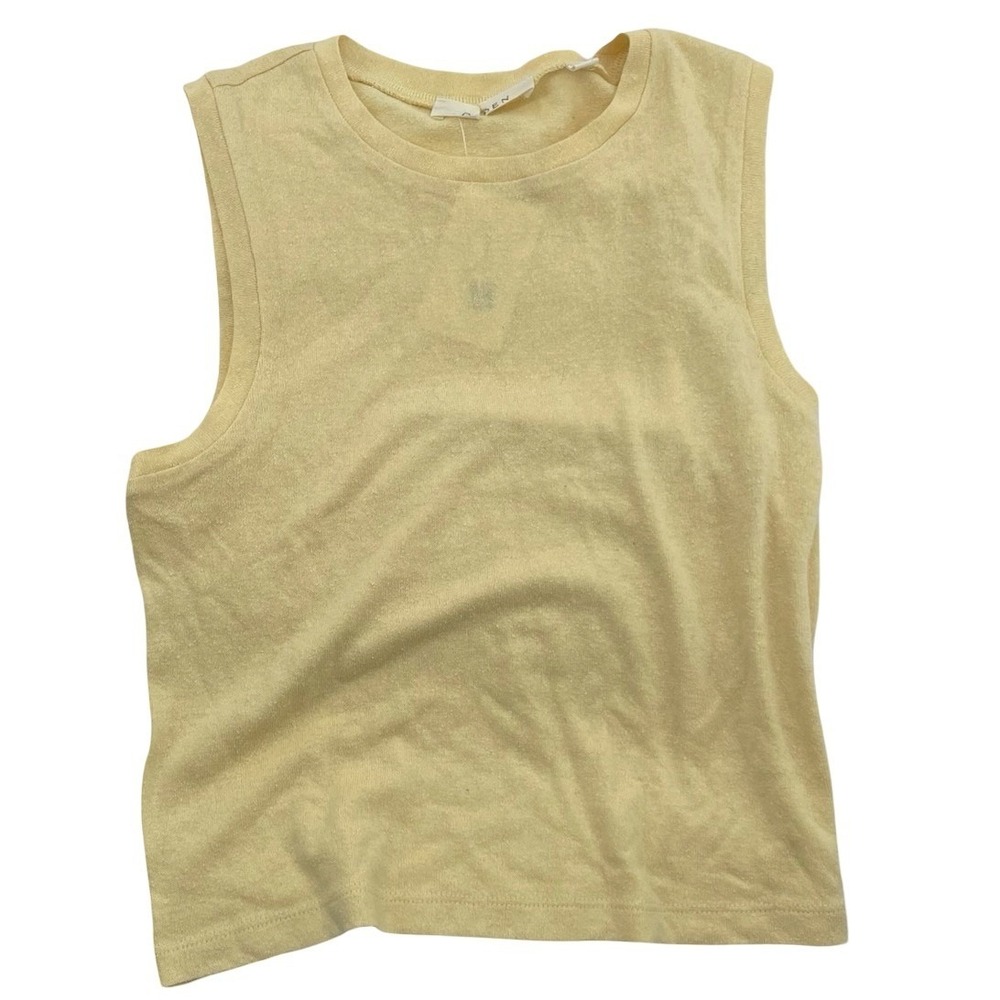DOEN Tank Top Small Yellow NWT